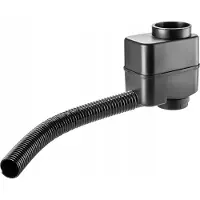 Kadax Regenwaterverzamelaar voor tuin, regenwaterton voor eenvoudige en snelle montage, levensduur regenwatertank, regendief van kunststof (zwart)