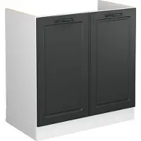 Vicco R-Line Wastafelkast – 80 cm zonder werkblad Antraciet landhuis