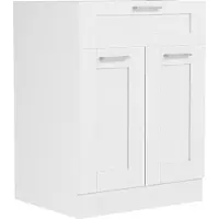 VCM Colura keuken onderkast 60 cm 2 deuren, 1 lade wit.