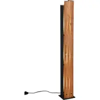 TRIO Houten Vloerlamp Karuni