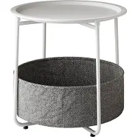 Vicco Liva Salontafel – 47 x 50 cm Wit