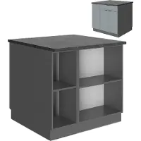 Vicco Fame-Line Keukeneiland – 90 cm met lade, zonder werkblad Licht blauw-grijs