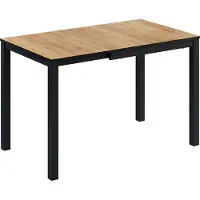 Vicco Eettafel Granny Eiken/Antraciet 80-120 x 70 cm Uitschuifbaar, Model 50576