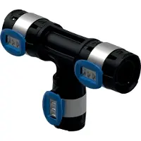 Geberit flowfit verloop t-stuk ppsu d32-20-25