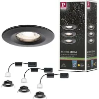 Paulmann 93084 Nova mini LED-inbouwlamp LED 12 W Zwart