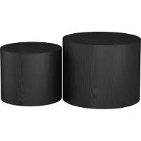 Vicco Giva Salontafel set – 48 x 48 cm Zwart
