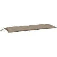 vidaXL Tuinbankkussen 150x50x7 cm oxford stof taupe
