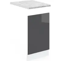 Vicco R-Line Frontpaneel – 45 cm, WB Marmer Antraciet Hoogglans