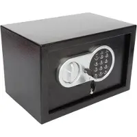 Perel Elektronische kluis - Cijferslot 3-8 cijfers - Noodsleutel en bevestigingsmateriaal - 20 x 31 x 20 cm