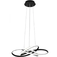 Toolight App814-Cp Node Hanglamp Zwart 13X60X70Cm