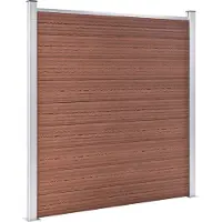 vidaXL Schutting 526x186 cm HKC bruin