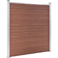 vidaXL Schutting 872x186 cm HKC bruin