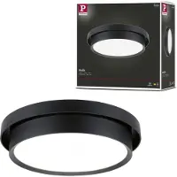 Paulmann LED-plafondlamp 3-Step-Dim Malik 2700K 850lm 230V 13,5W dimbaar Zwart mat
