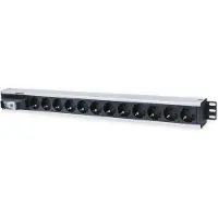 Intellinet 711449 Steckdosenleiste 12fach 1.6m Anschlussk. schw.