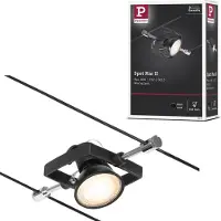 Paulmann 12V-kabelsysteem lamp GU5.3 Zwart (mat), Chroom