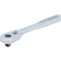 Bgs Omkeerbare ratel extra plat fijne vertanding uitgang extern vierkant 6,3 mm (1/4") (1/4")