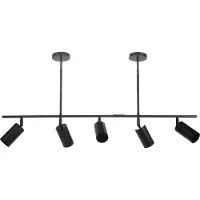 Toolight Hanglamp Modern Metaal Zwart Loft APP611-5C