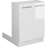 Vicco Fame-Line Keukeneiland – 60 cm zonder werkblad Wit Hoogglans