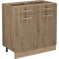 Vicco R-Line Keukenonderkast – 80 cm zonder werkblad Artisanaal eiken