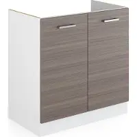Vicco R-Line Wastafelkast – 80 cm zonder werkblad Edel grijs