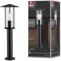 Paulmann Bolderlamp Classic IP44 500 mm max. 15W 230V Donkergrijs E27 Metaal, Glas