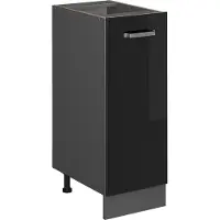 Vicco R-Line Apothekerskast – 30 cm zonder werkblad Zwart hoogglans