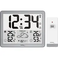 Technoline weerstation - WS 6780 - 173x140x27mm - zilver - met 1 buitensensor - TL-WS6780