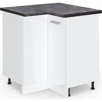 Vicco R-Line Hoekkast – 75.6 cm, WB Antraciet Wit Hoogglans