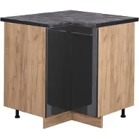Vicco Hoekkast Fame-Line Antraciet Hoogglans 80.5 cm , WB Antraciet, Model 46924