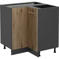 Vicco R-Line Hoekkast – 75.6 cm zonder werkblad Artisanaal eiken