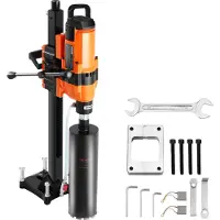 Vevor Kernboormachine Diamantkernboormachine met boordiameter 2-30 cm met statief en kernboormachine