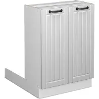 Vicco Keukeneiland Fame-Line Wit Landhuis 60 cm zonder werkblad, Model 38553