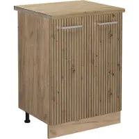 Vicco Keukenonderkast R-Line Artisanaal eiken 60 cm , WB Eik, Model 49113