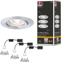 Paulmann Inbouwspot Nova Mini Plus Coin Easydim Kantelbaar Aluminium 3x4,2w