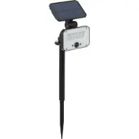 Brilliant G40426/06 Joplin Tuinlamp op zonne-energie met bewegingsmelder LED-module 7 W Zwart