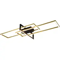 TRIO 620310308 Plafondlamp Salinas Messing