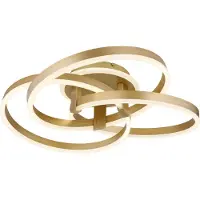 Globo Lighting Gouden plafondlamp Herwig design