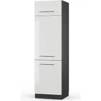 Vicco Fame-Line Koelkast ombouwkast – 60 cm Wit Hoogglans