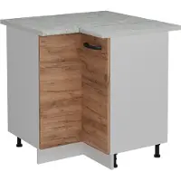 Vicco R-Line Hoekkast – 75.6 cm WB Marmer Krachtige eik goud