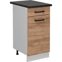 Vicco R-Line Keukenonderkast – 40 cm WB Antraciet Krachtige eik goud
