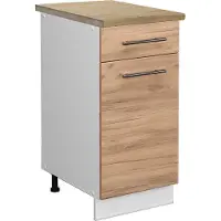 Vicco Keukenonderkast Fame-Line Krachtige eik goud 40 cm , WB Eik, Model 46487