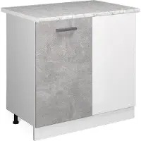 Vicco R-Line Hoekkast – 86 cm, WB Marmer Beton