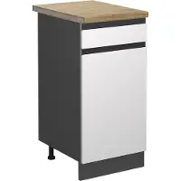 Vicco R-Line Keukenonderkast – 40 cm, WB Eik Wit