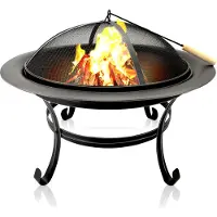 Bbq collection verwarmingshaard tuinhaard - koolstofstaal, 77 x 17 x 76 cm