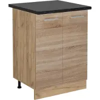 Vicco Keukenonderkast R-Line Sonoma 60 cm , WB Antraciet, Model 53790