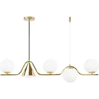 Toolight Hanglamp APP1662-5CP Gold