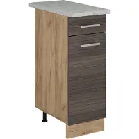 Vicco R-Line Keukenonderkast – 30 cm WB Marmer Edel grijs