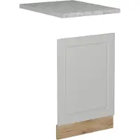 Vicco R-Line Voorpaneel vaatwasser – 45 cm, WB Marmer Wit Landhuis