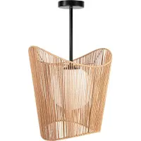 Toolight App1588-1Cp Hanglamp Beige 41,5X39X41,5Cm