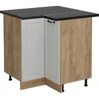 Vicco R-Line Hoekkast – 75.6 cm, WB Antraciet Wit Landhuis